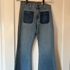 Rag & Bone Varick Denim with Patchwork Pockets, 27, NWOT